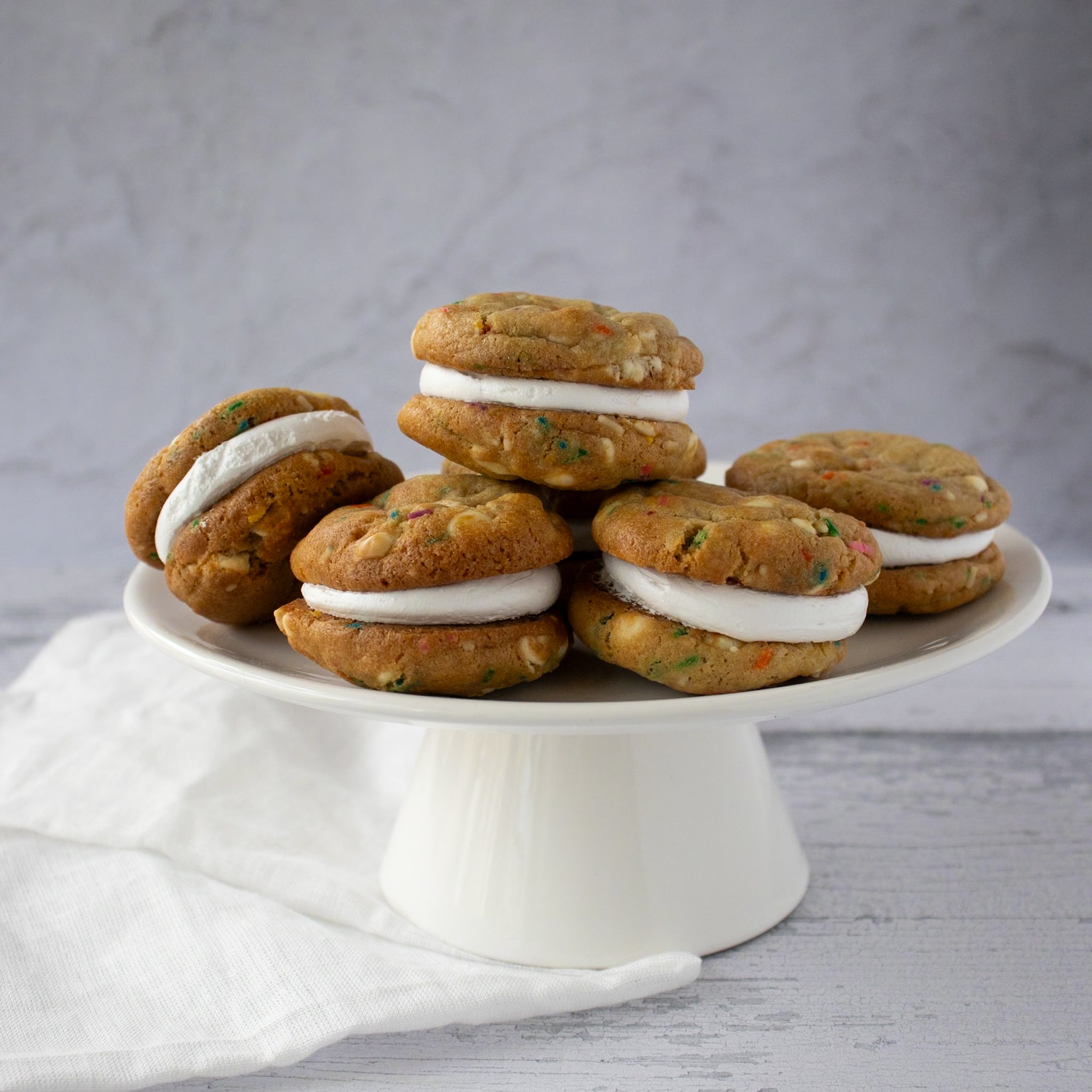 Funfetti Marshmallow Cookie Sandwich