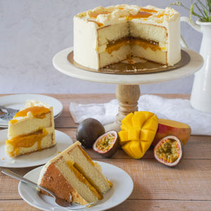 Gâteau Mangue et Fruit de la Passion