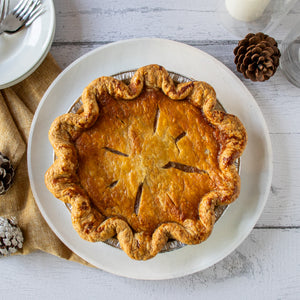 Tarte 10" aux pommes glacée au miel