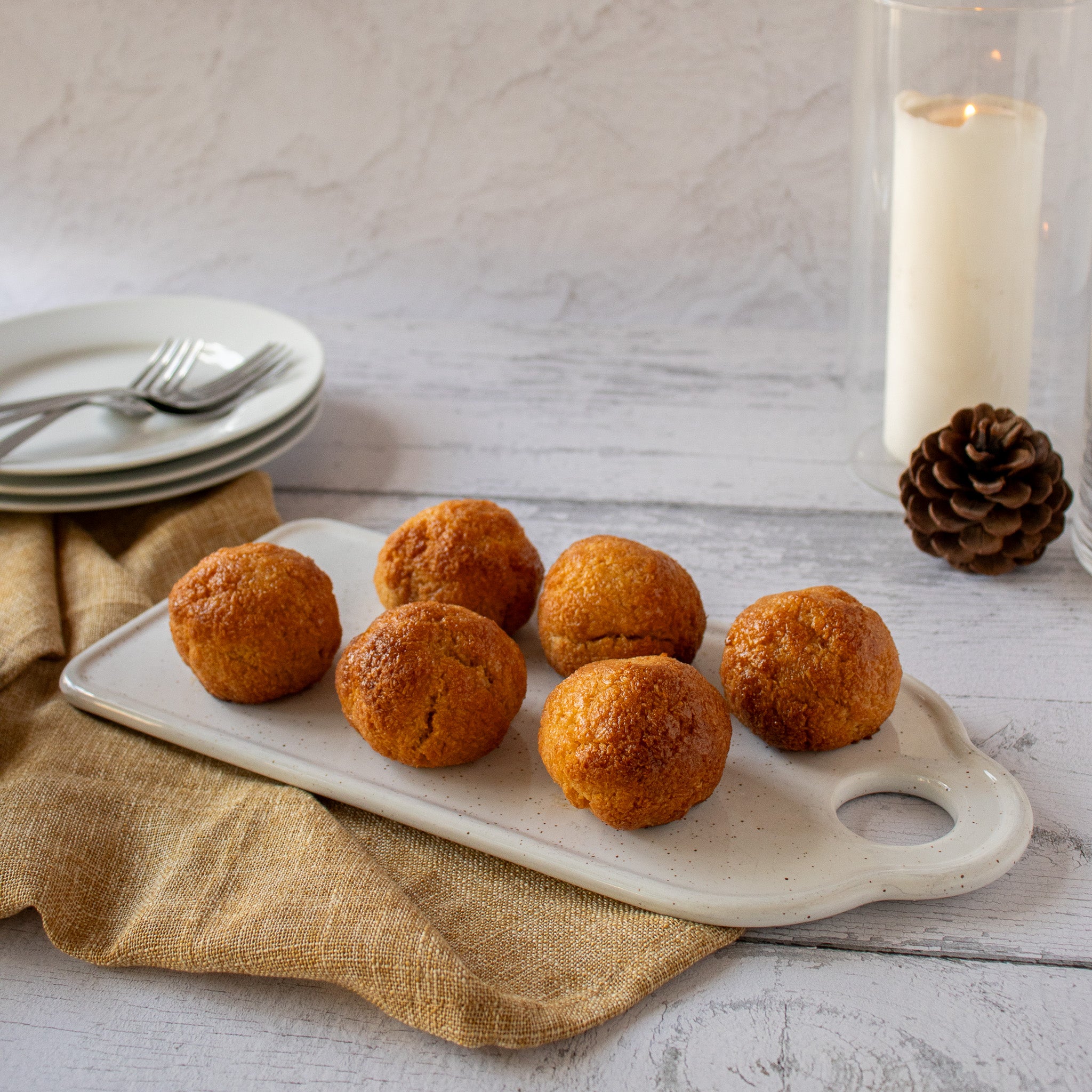 Rochers à la noix de coco aux pommes