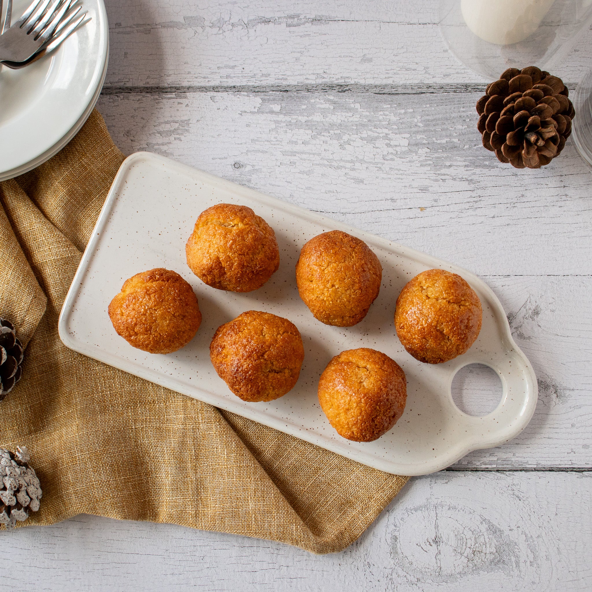 Rochers à la noix de coco aux pommes