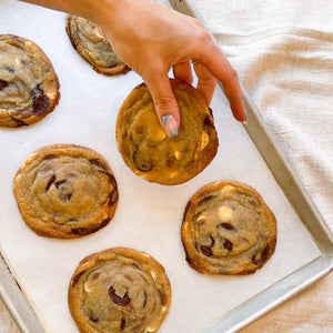 Biscuits aux trois chocolats